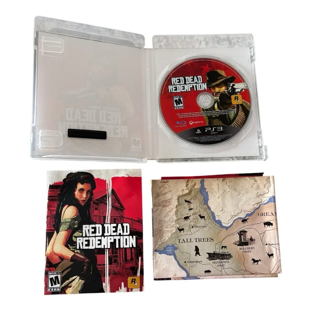 Red Dead Redemption Standard (Sony‎ PlayStation 3) Includes Manual Map